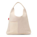 Japan Sanrio Rootote Round Knit Bag - Hello Kitty : Ivory - 2