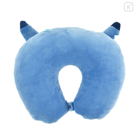 Japan Disney Store Travel Fluffy Neck Pillow Cushion - Stitch : Plush Style - 6