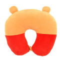 Japan Disney Store Travel Fluffy Neck Pillow Cushion - Pooh : Plush Style - 6
