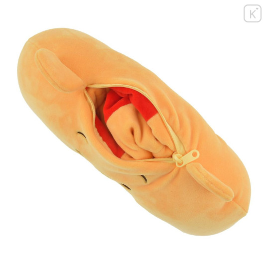 Japan Disney Store Travel Fluffy Neck Pillow Cushion - Pooh : Plush Style - 8