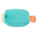 Japan Disney Store Travel Fluffy Neck Pillow Cushion - Perry the Platypus : Plush Style - 3