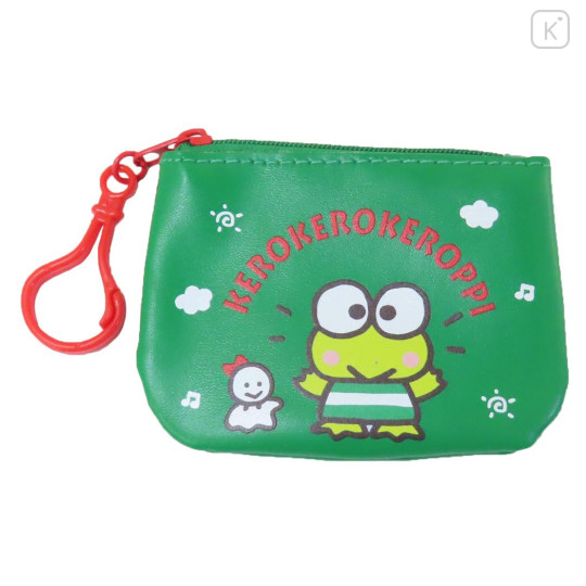 Japan Sanrio Mini Accessory Pouch Keychain - Keroppi : Retro - 1