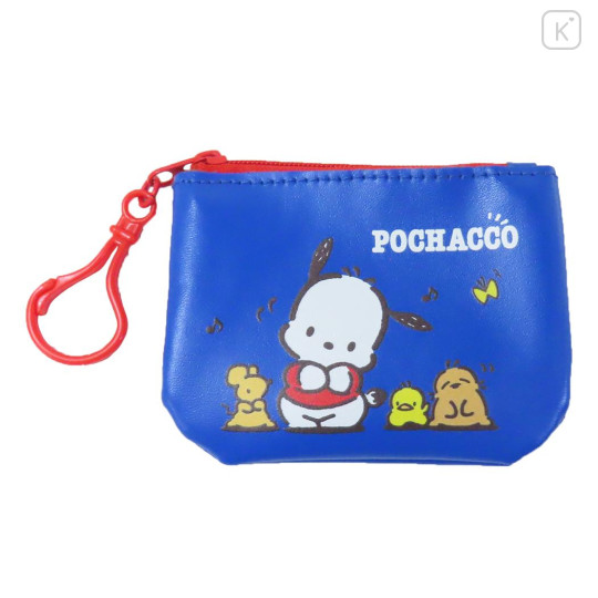 Japan Sanrio Mini Accessory Pouch Keychain - Pochacco : Retro - 1