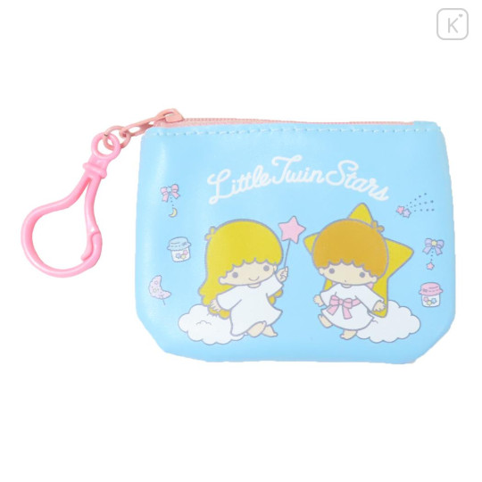 Japan Sanrio Mini Accessory Pouch Keychain - Little Twin Stars : Retro - 1