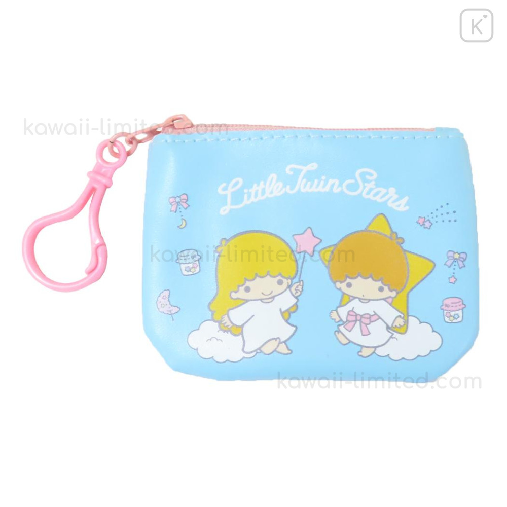 キーホルダー・キーリング YOUHEE YOUHEE X LITTLE TWIN STAR POUCH KEY RING SKY BLUE Japan Sanrio Mini Accessory Pouch Keychain - Little Twin