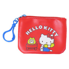 Japan Sanrio Mini Accessory Pouch Keychain - Hello Kitty : Retro