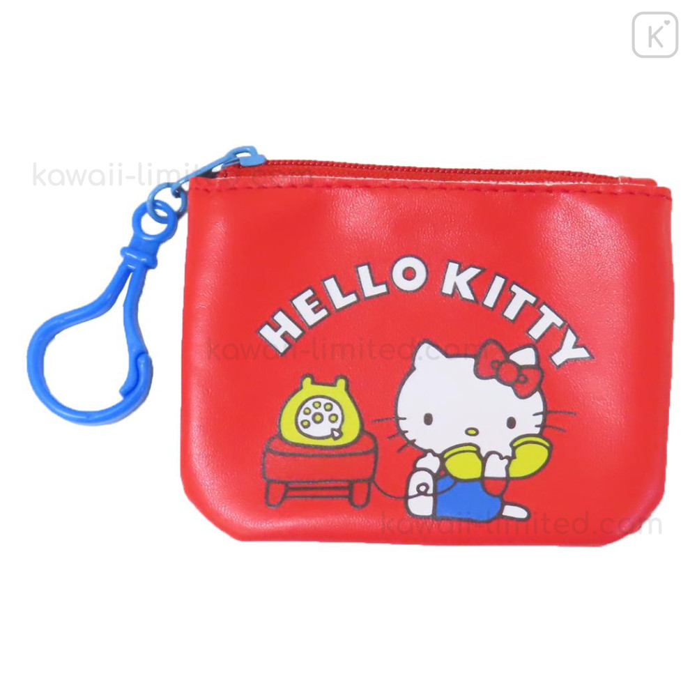 【JOSEPH&STACEY×Sanrio】 Mini Pouch Hello Kitty Keyring Japan Sanrio Mini Accessory Pouch Keychain - Hello Kitty