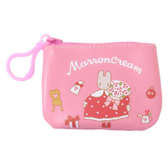Japan Sanrio Mini Accessory Pouch Keychain - Marron Cream : Retro