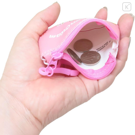 Japan Sanrio Mini Accessory Pouch Keychain - Marron Cream : Retro - 3