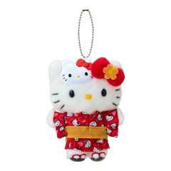 Japan Sanrio Original Mascot Holder - Hello Kitty : Summer Festival