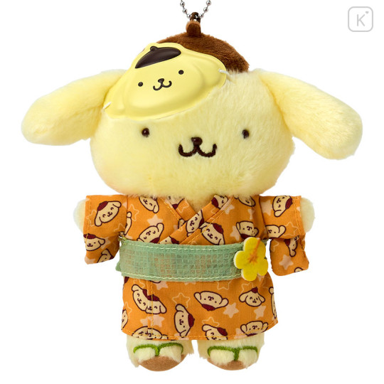 Japan Sanrio Original Mascot Holder - Pompompurin : Summer Festival - 2
