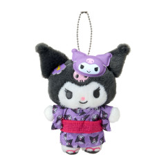 Japan Sanrio Original Mascot Holder - Kuromi : Summer Festival