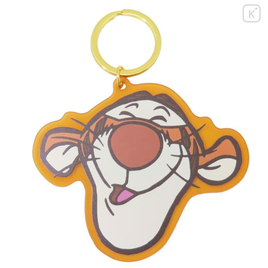 Japan Disney Acrylic Keychain - Tigger : Funny Face - 1