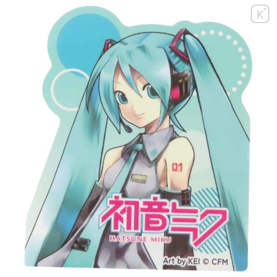 Japan Hatsune Miku Big Sticker - Hatsune Miku Smile - 1
