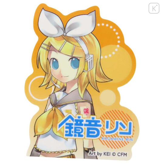 Japan Hatsune Miku Big Sticker - Kagamine Rin Smile - 1