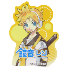 Japan Hatsune Miku Big Sticker - Kagamine Len Smile