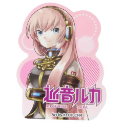 Japan Hatsune Miku Big Sticker - Megurine Luka Smile
