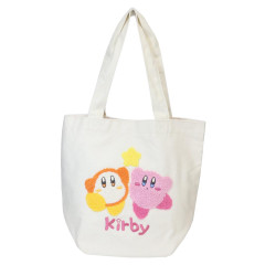 Japan Kirby Embroidery Mini Tote Bag - Kirby & Waddle Dee : Star