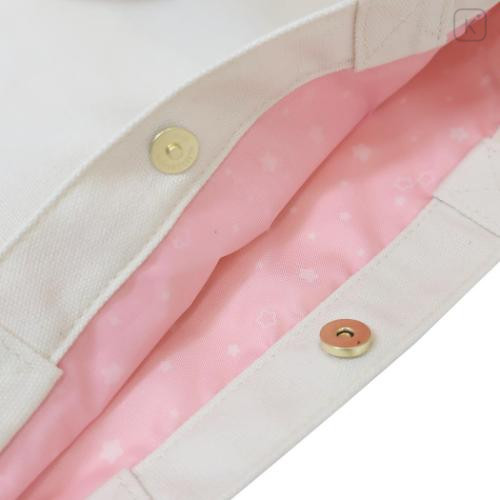 Japan Kirby Embroidery Tote Bag - Kirby & Waddle Dee : Star - 4