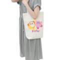 Japan Kirby Embroidery Tote Bag - Kirby & Waddle Dee : Star - 6