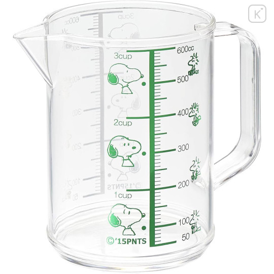 Japan Peanuts Large Measuring Cup - Snoopy - 1