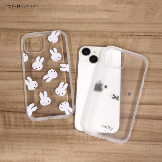 Japan Miffy IIIIfit Clear iPhone 15 / 14 / 13 Case - Miffy : Face - 4
