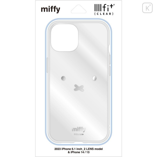 Japan Miffy IIIIfit Clear iPhone 15 / 14 / 13 Case - Miffy : Face - 6