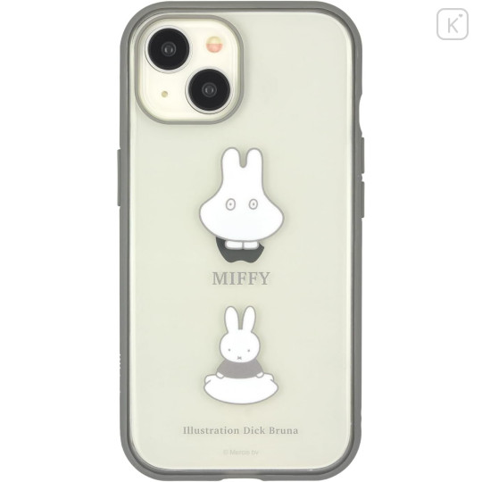 Japan Miffy IIIIfit Clear iPhone 15 / 14 / 13 Case - Miffy : Playing Ghost - 1