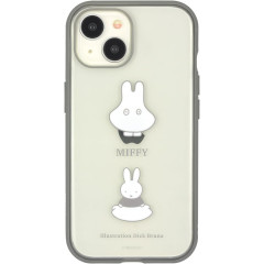 Japan Miffy IIIIfit Clear iPhone 15 / 14 / 13 Case - Miffy : Playing Ghost