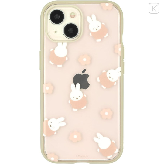 Japan Miffy IIIIfit Clear iPhone 15 / 14 / 13 Case - Miffy : Flower - 1