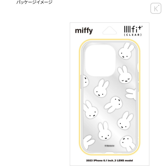 Japan Miffy IIIIfit Clear iPhone 15 Pro Case - Miffy : Faces - 4