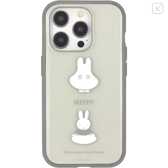 Japan Miffy IIIIfit Clear iPhone 15 Pro Case - Miffy : Playing Ghost - 1
