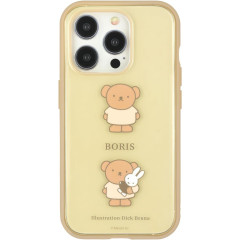 Japan Miffy IIIIfit Clear iPhone 15 Pro Case - Boris & Miffy