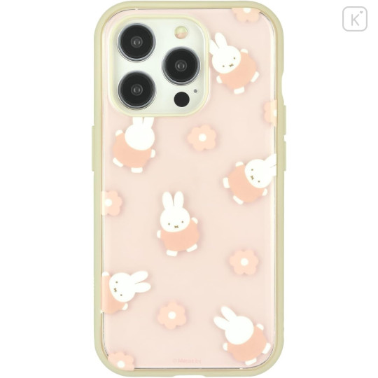 Japan Miffy IIIIfit Clear iPhone 15 Pro Case - Miffy : Flower - 1