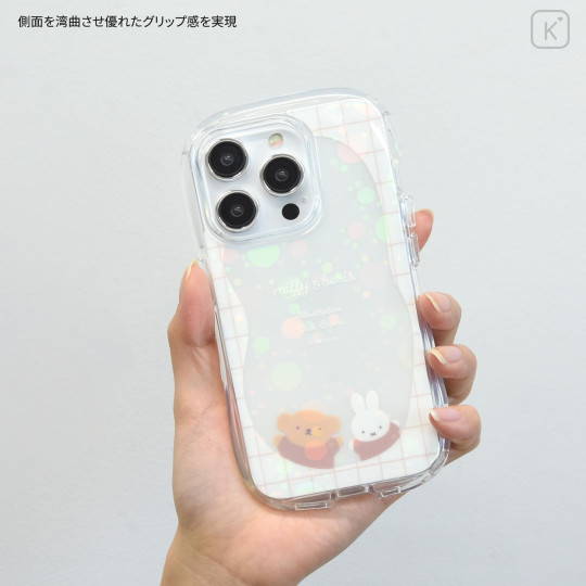 Japan Miffy Crystal Clear iPhone 15 Pro Case - Boris & Miffy - 6