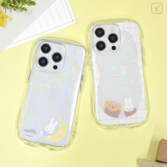 Japan Miffy Crystal Clear iPhone 15 Pro Case - Boris & Miffy - 7