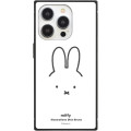 Japan Miffy Square Glass iPhone 15 Pro Case - Miffy : Face - 1