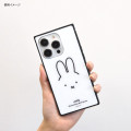 Japan Miffy Square Glass iPhone 15 Pro Case - Miffy : Face - 4