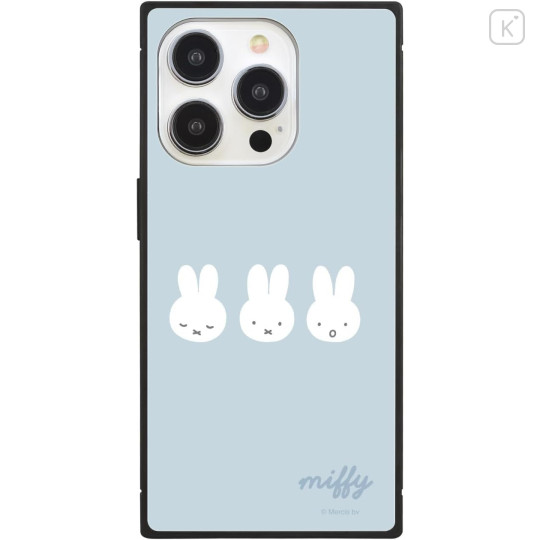 Japan Miffy Square Glass iPhone 15 Pro Case - Miffy - 1