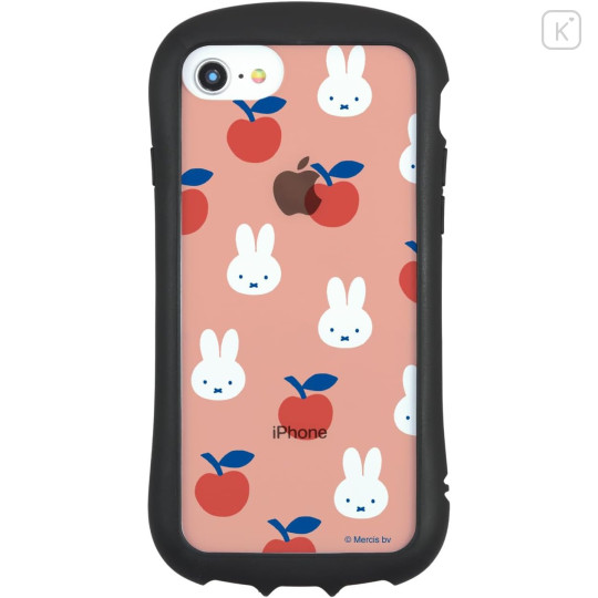 Japan Miffy Hybrid Clear iPhone SE3 / SE2 / 8 / 7 / 6s / 6 Case - Miffy Fruits - 1