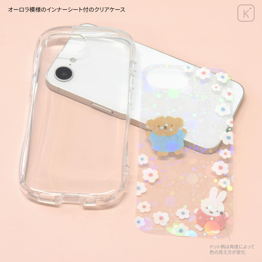 Japan Miffy Crystal Clear iPhone 16e Case - Boris & Miffy - 3