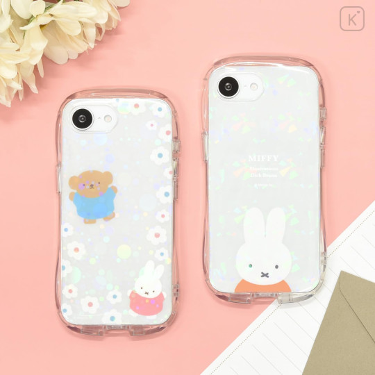 Japan Miffy Crystal Clear iPhone 16e Case - Boris & Miffy - 7