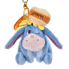 Japan Disney Store Plush Keychain - Eeyore : Honey Day