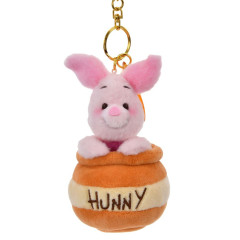 Japan Disney Store Plush Keychain - Piglet : Honey Day