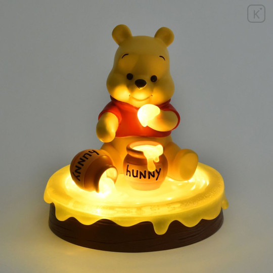 Japan Disney Store Battery-Powered Mascot LED Nightlight - Pooh : Honey Day - 2