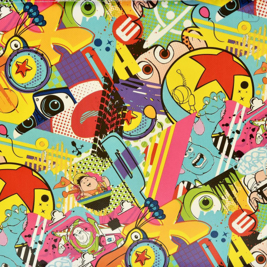 Japan Disney Store Eco Shopping Bag - Pixar Graphical - 5