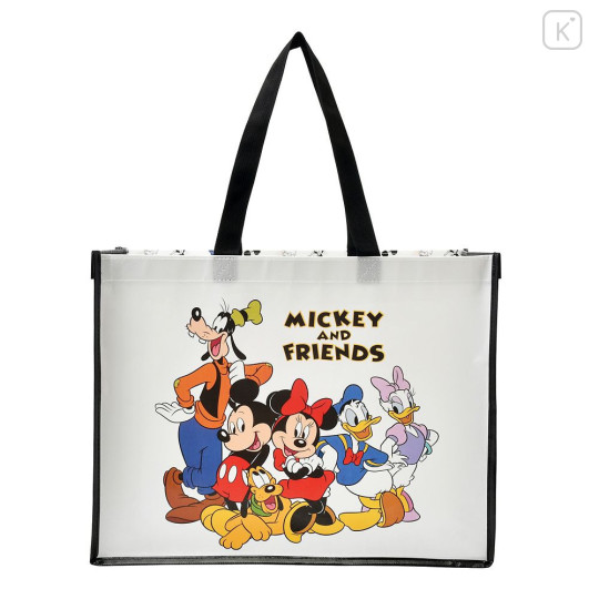 Japan Disney Store Eco Shopping Bag - Mickey & Friends : White - 1