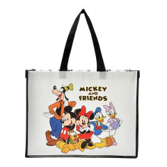 Japan Disney Store Eco Shopping Bag - Mickey & Friends : White