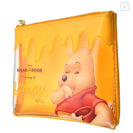 Japan Disney Store Clear Pen Pouch Case - Pooh : Honey Day Dreaming - 2