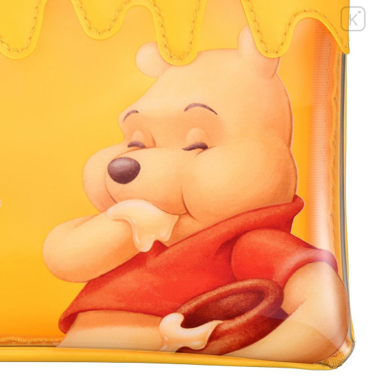Japan Disney Store Clear Pen Pouch Case - Pooh : Honey Day Dreaming - 4